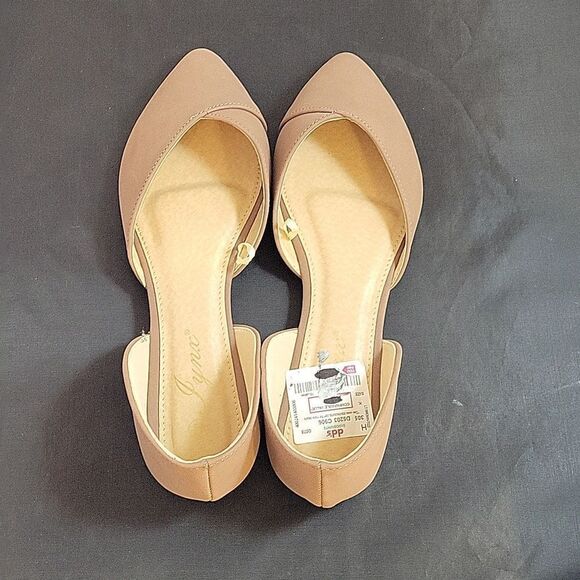 BRAND NEW LYNX POINTED TOE D'ORSAY SLIP ON WOMEN"S FLAT SHOE - Picture 5 of 15